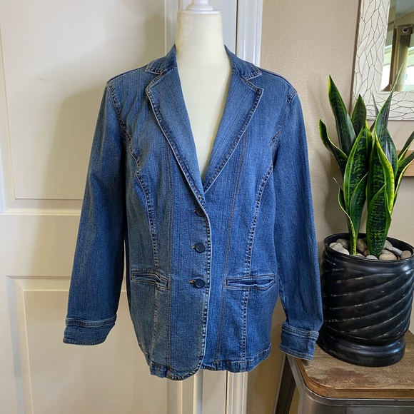 St. John's Bay Jackets & Blazers - St. John’s Bay Denim Blazer Jacket